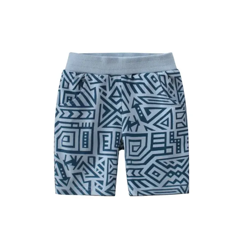 2024 Summer Boys Camouflage Shorts Cotton Trousers Kids Beachwear Children Loose Sport Beach Shorts Sweatpants 2-7Y