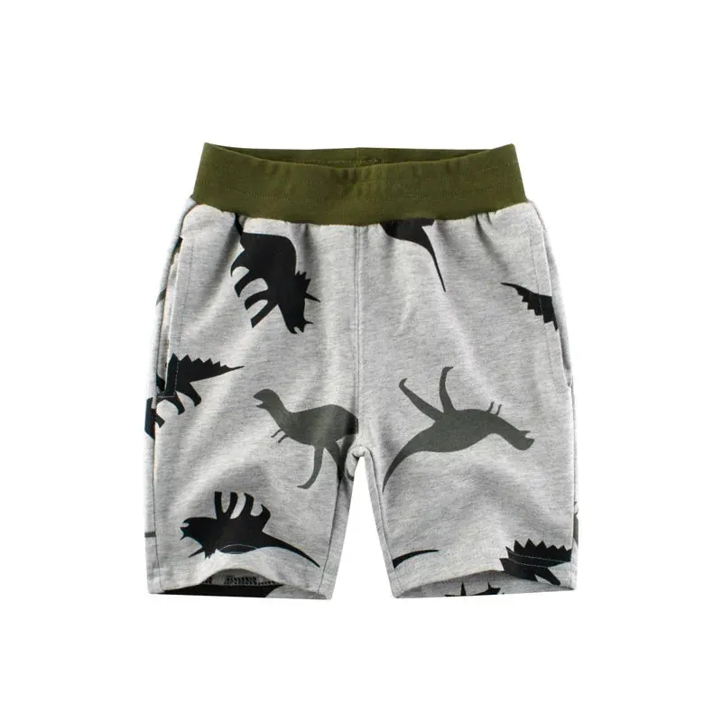 2024 Summer Boys Camouflage Shorts Cotton Trousers Kids Beachwear Children Loose Sport Beach Shorts Sweatpants 2-7Y