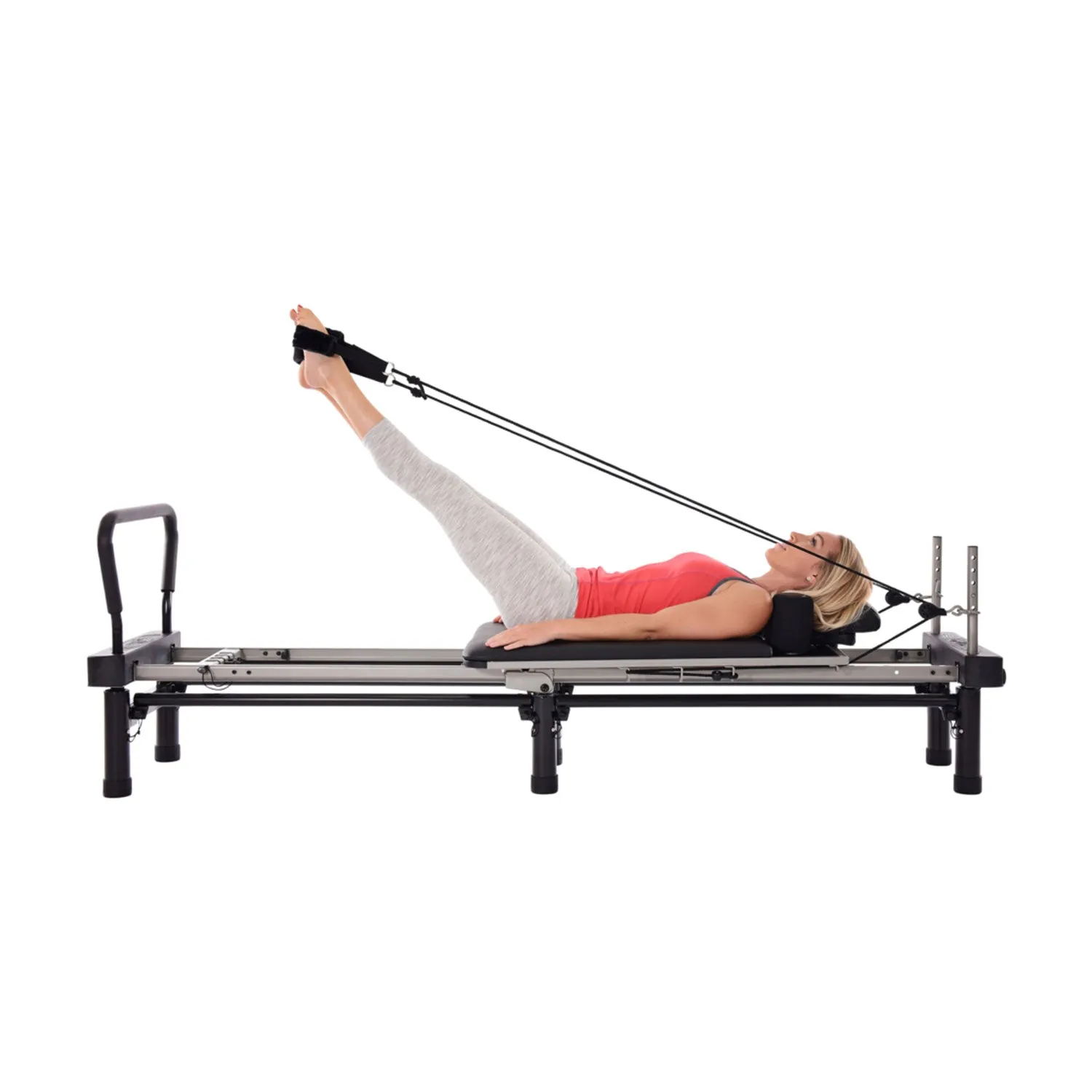 Aero Pilates 700 Reformer Fitness Machine with Cardio Rebounder (For Parts)