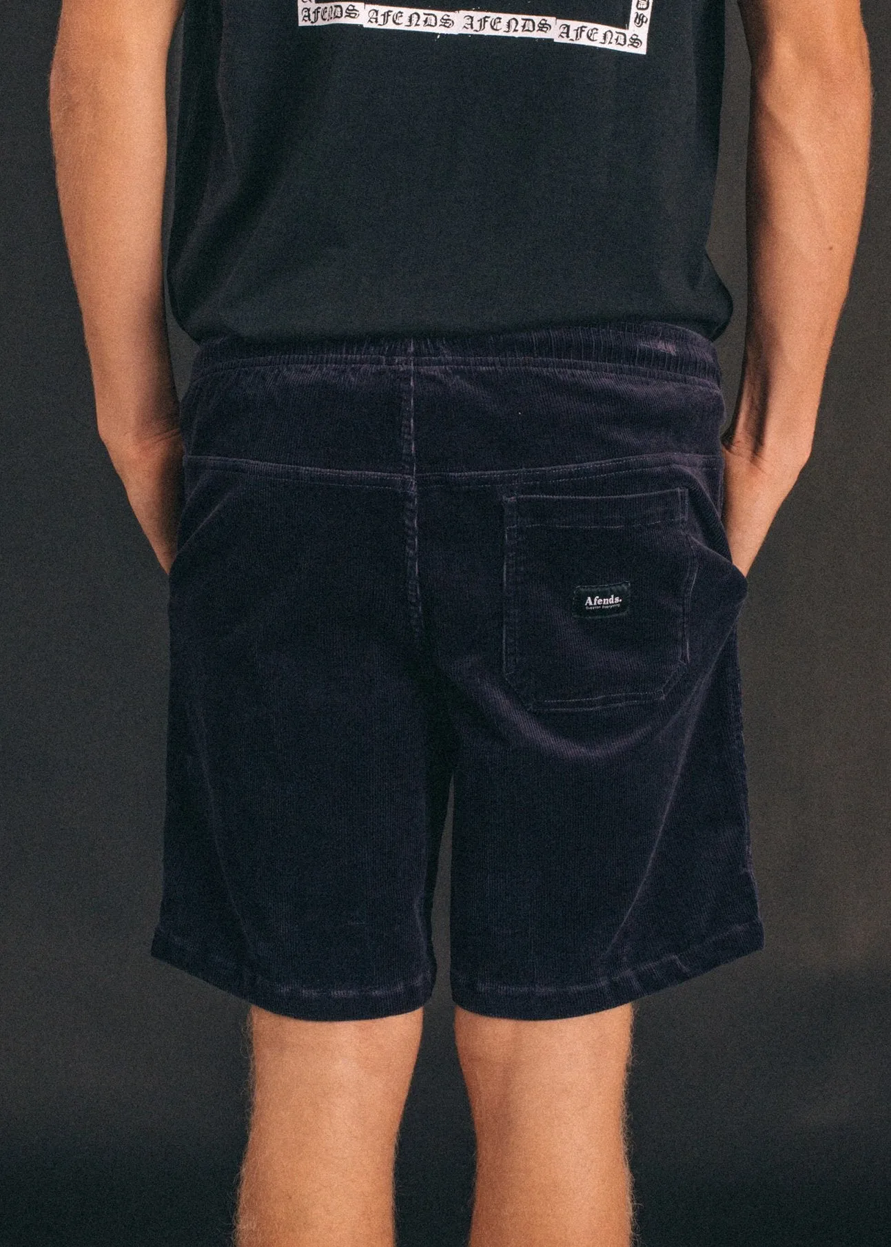 Afends Mens Stein Corduroy - Elastic Waist Walkshort