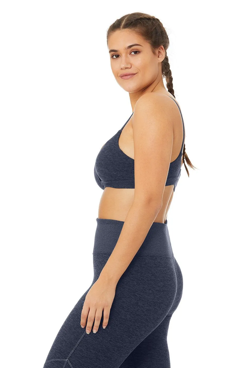 Alosoft Lounge Bra - Rich Navy Heather