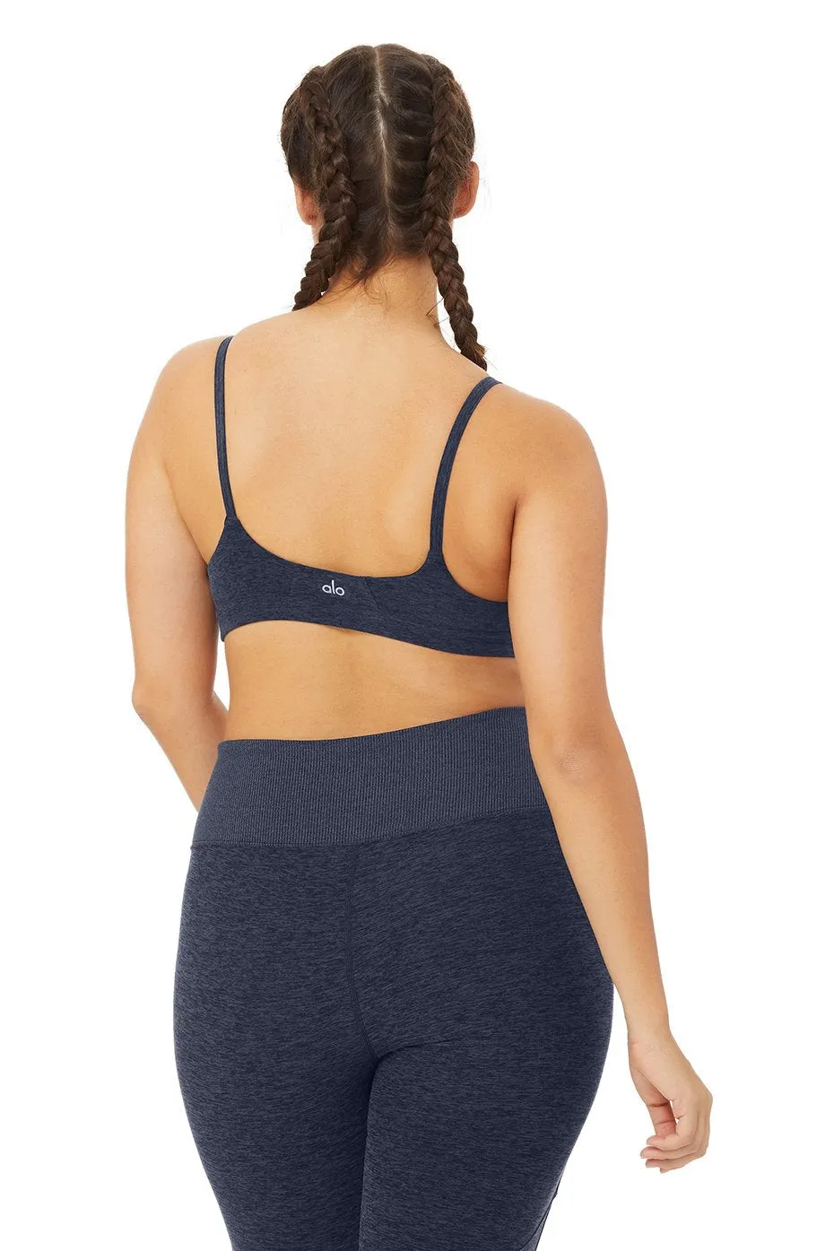 Alosoft Lounge Bra - Rich Navy Heather