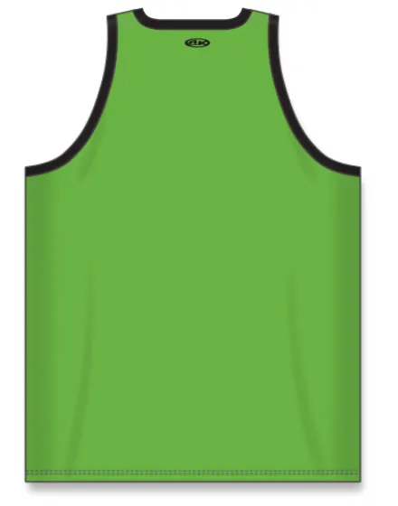 Athletic Knit (AK) B1325L-269 Ladies Lime Green/Black League Basketball Jersey