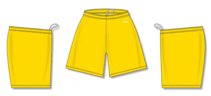 Athletic Knit (AK) BS1300M-055 Mens Maize Basketball Shorts