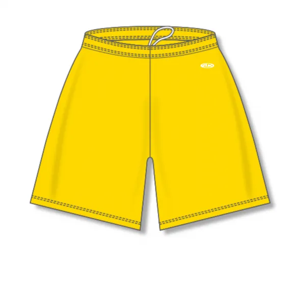 Athletic Knit (AK) BS1300M-055 Mens Maize Basketball Shorts