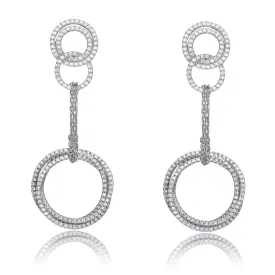 Audrey Three Ring Earrings