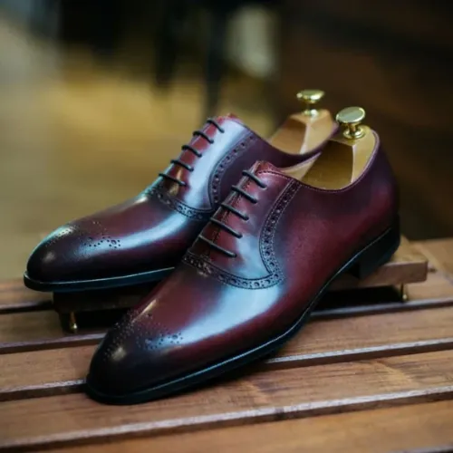 Bespoke Craftsmanship Tailor-Made Leather Oxfords, Custom-Made Shoes, Handcrafted Handstitched, Handpainted Shoes, Laceup Mens Dress Shoes