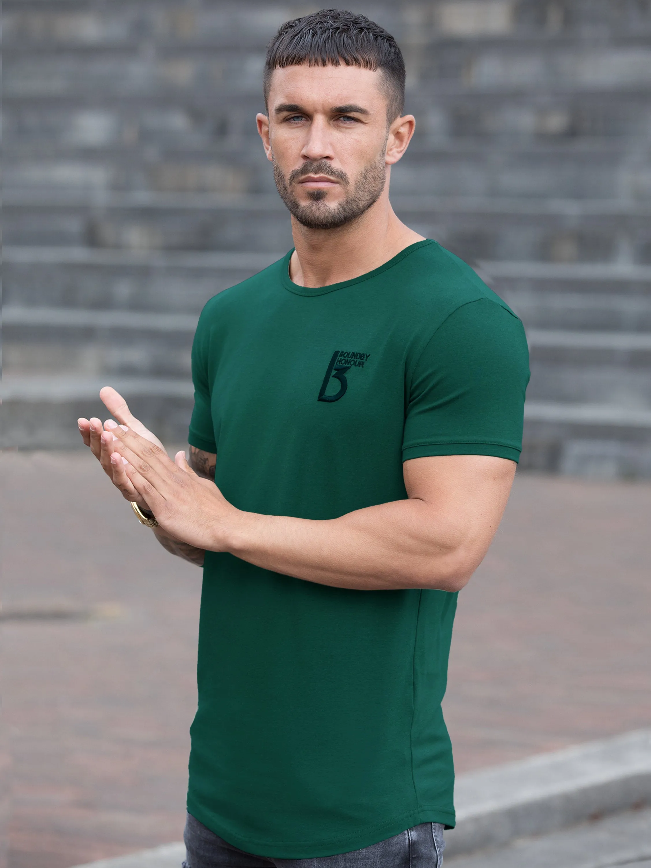 BH Men's Branded Short Sleeve Athletic T-shirt | Bound By Honour