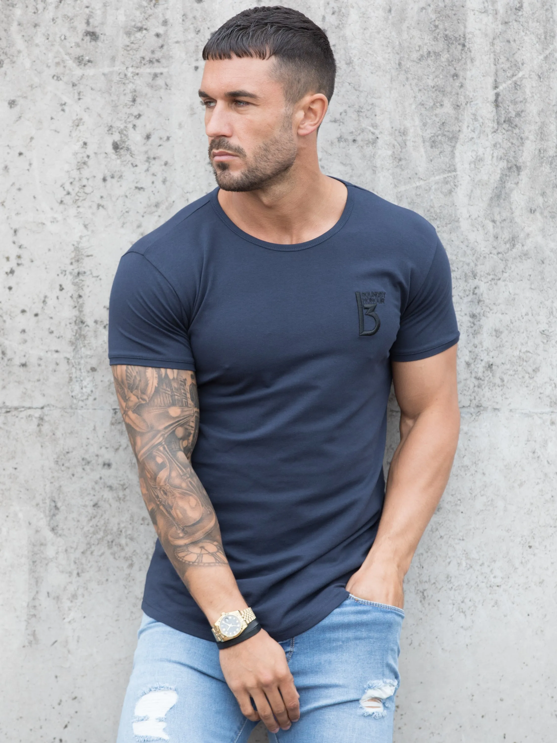 BH Men's Branded Short Sleeve Athletic T-shirt | Bound By Honour