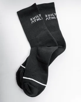 Black Crew Training Sock