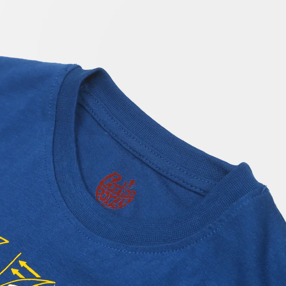 Boys T-shirt Logo -Navy Peony