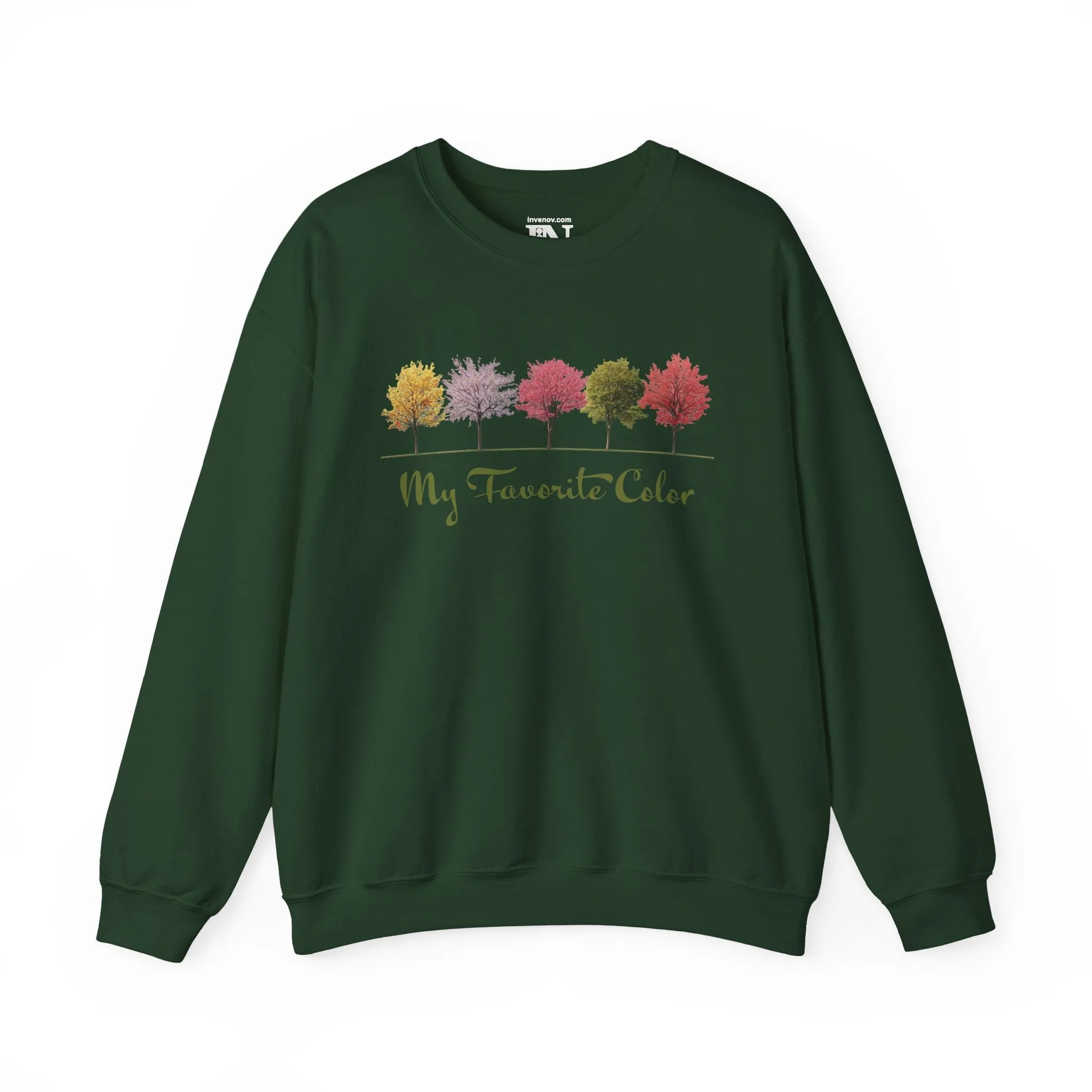 Colorful Spring Tree Unisex Sweatshirt, Nature Lover Gift, My Favorite Color, Tree Hugger Apparel, Pastel Tone Jumper, Springtime Fashion