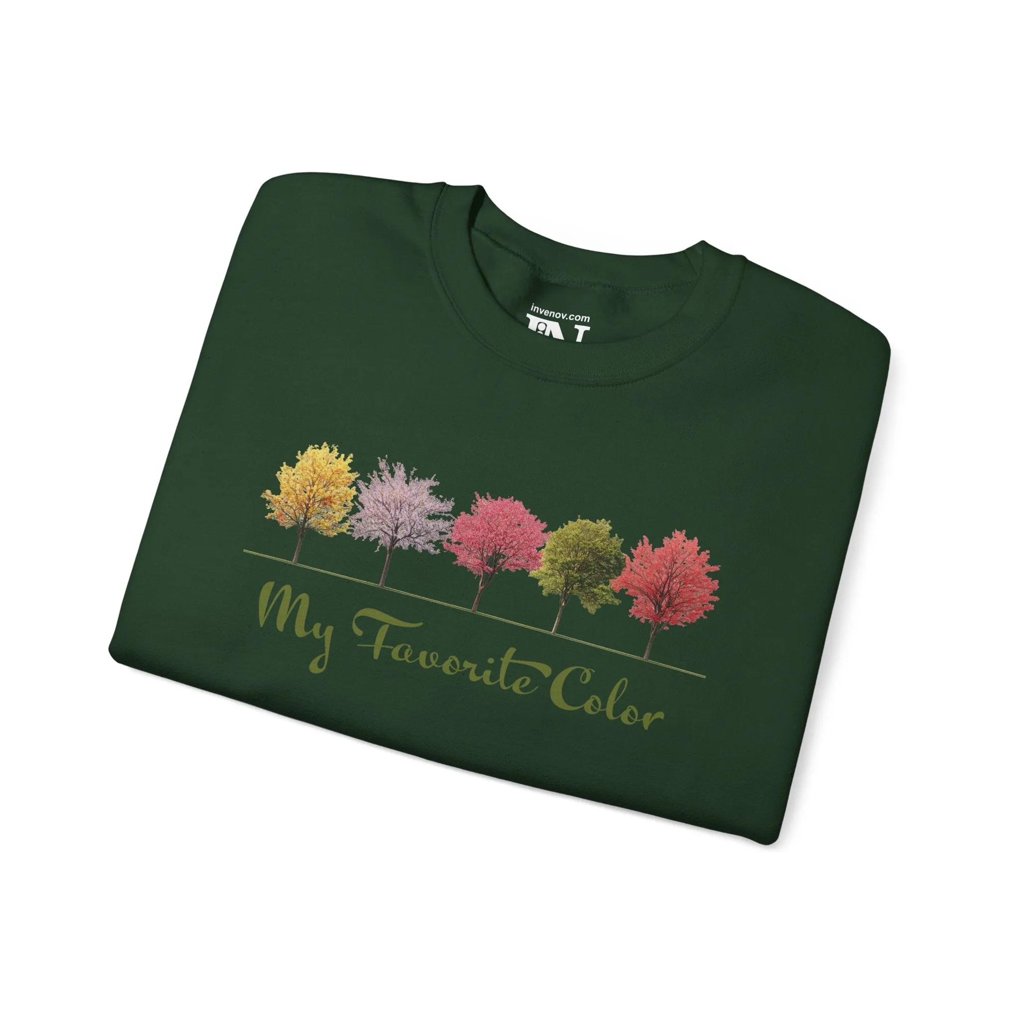 Colorful Spring Tree Unisex Sweatshirt, Nature Lover Gift, My Favorite Color, Tree Hugger Apparel, Pastel Tone Jumper, Springtime Fashion