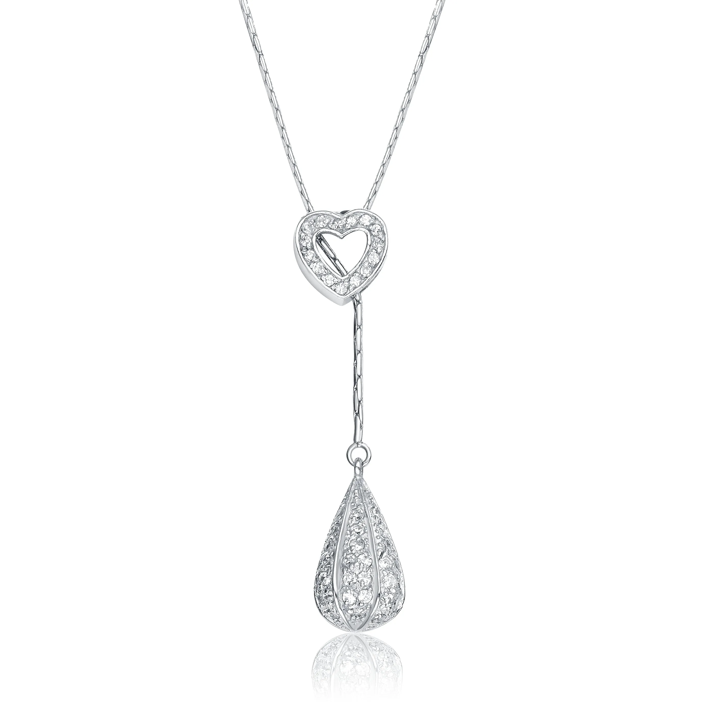 Constance Teardrop Tie Necklace