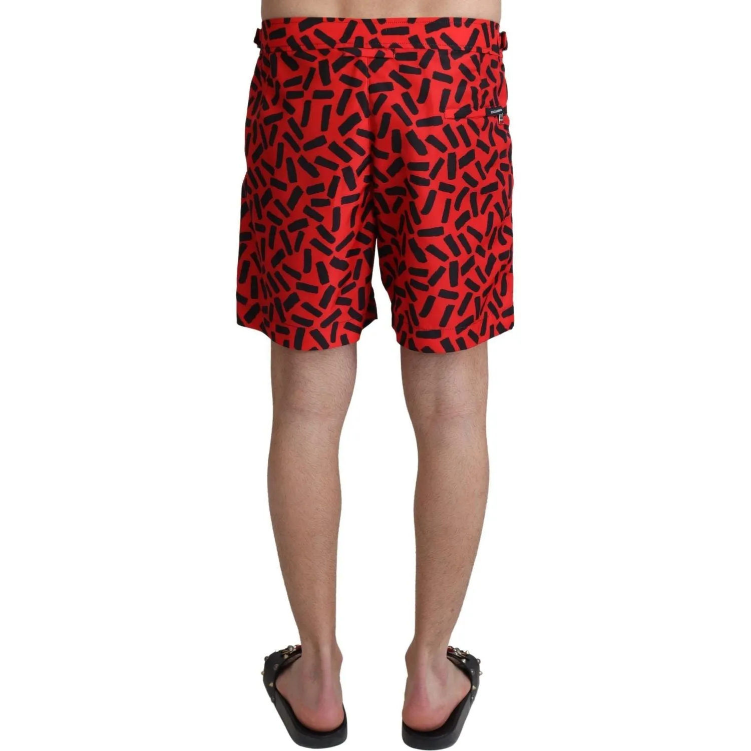 Dolce & Gabbana Chic Red Swim Trunks Boxer Shorts