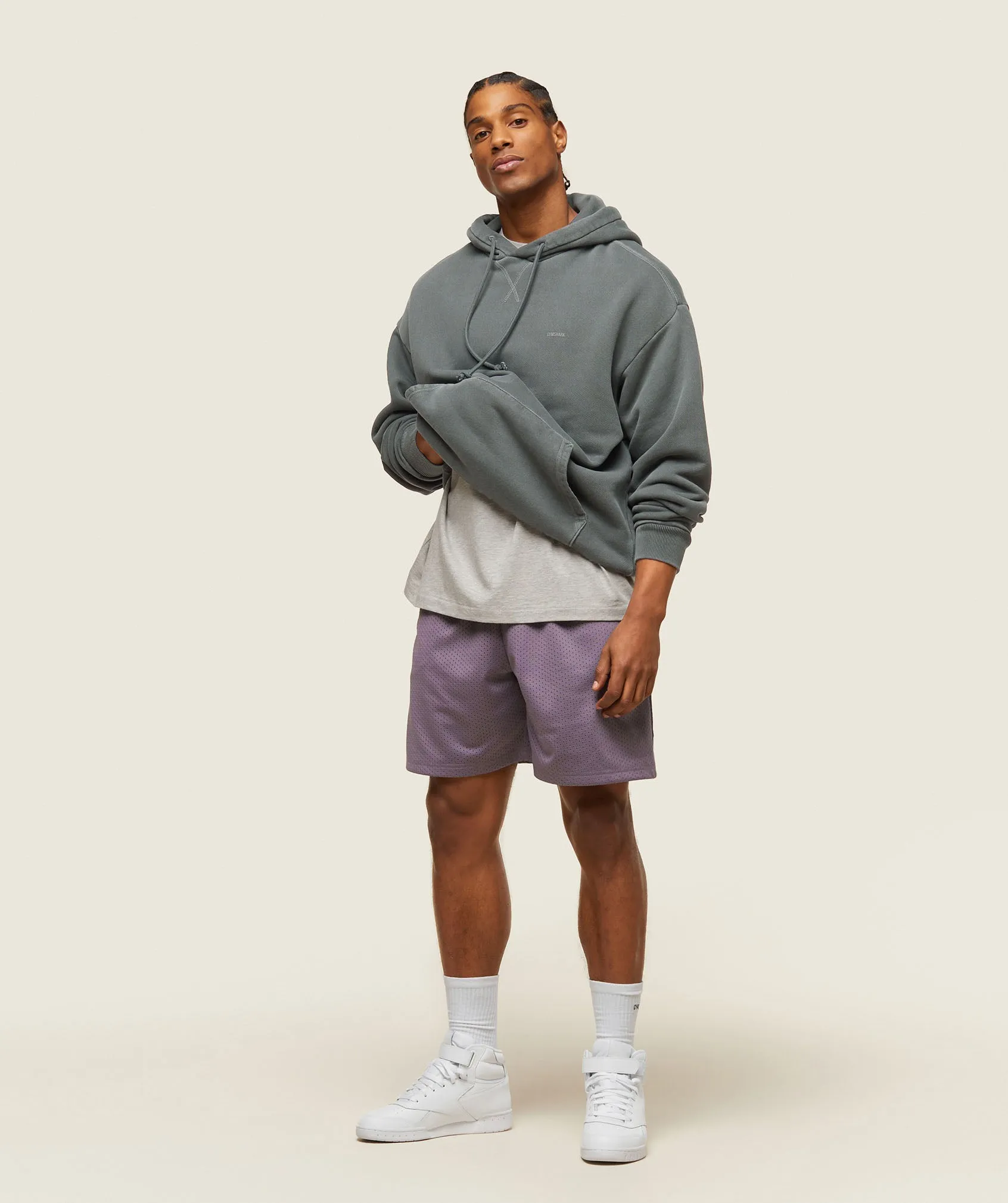 Gymshark everywear Basketball Shorts - Fog Purple