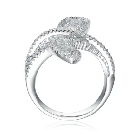 Henriette Accent Leaf Shaped Inspired Ring