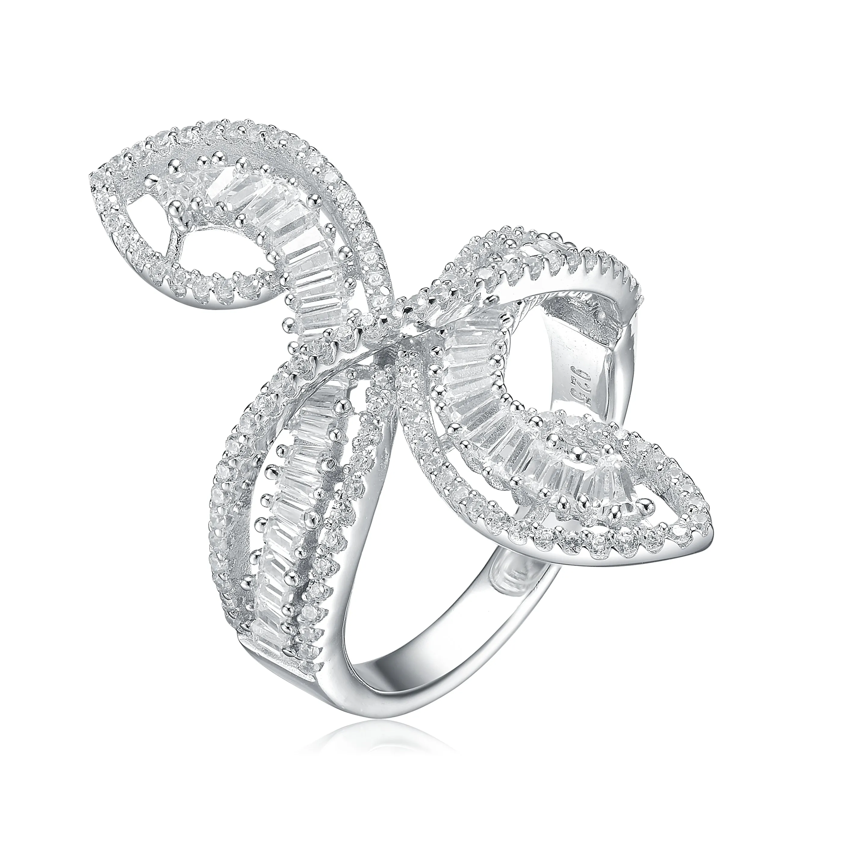 Henriette Accent Leaf Shaped Inspired Ring