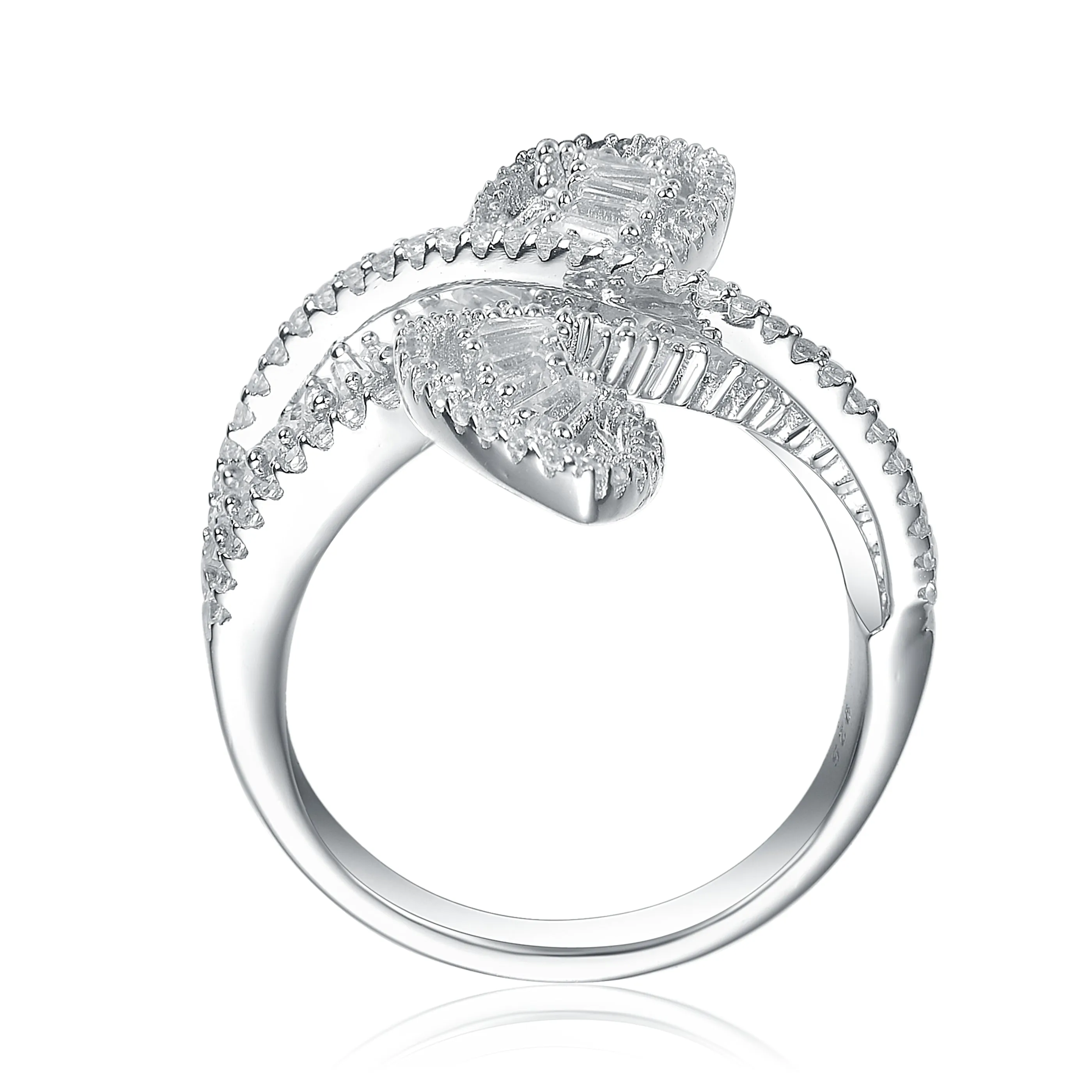 Henriette Accent Leaf Shaped Inspired Ring