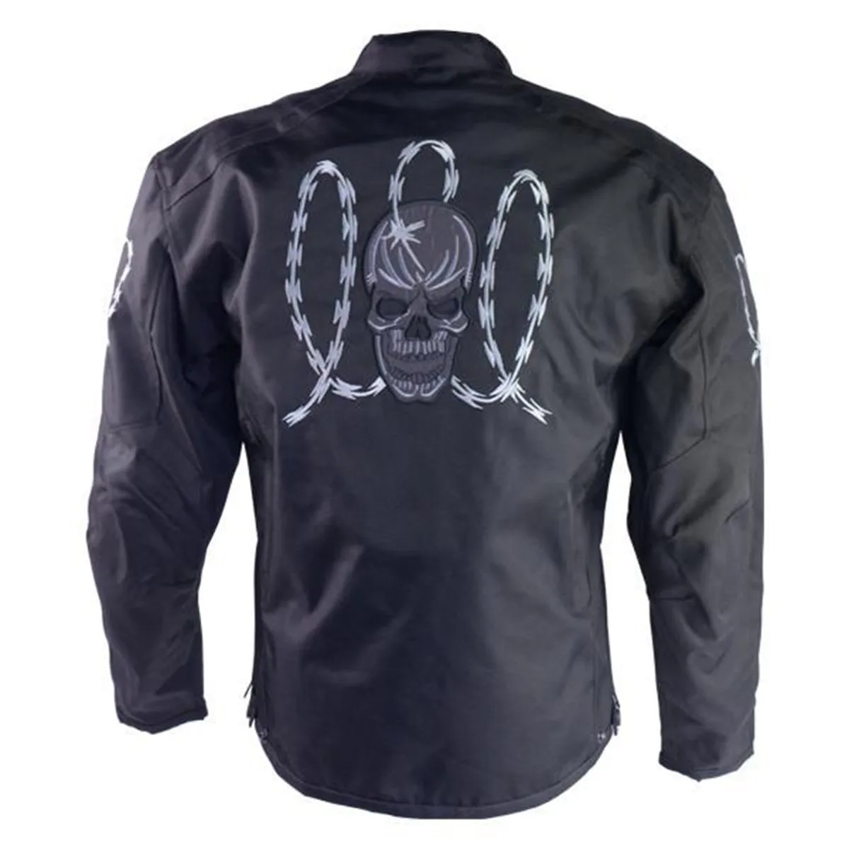 HMM1501 H/M Armored Jacket with Reflective Skulls and Razor Wire