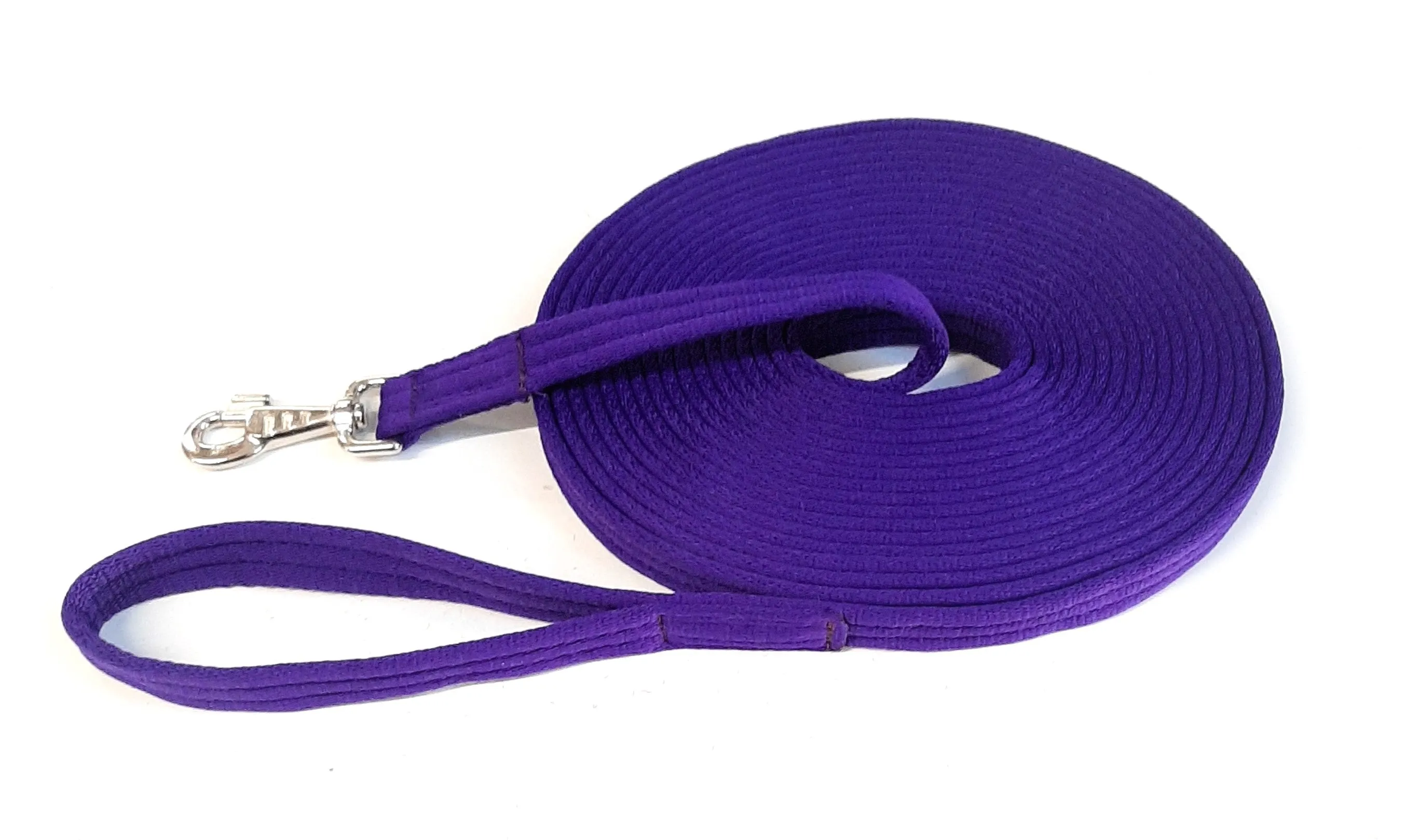 Horse Lunge Line Large Dog Training Lead Leash 5ft - 30ft Soft Cushioned Padded 25mm Air Webbing