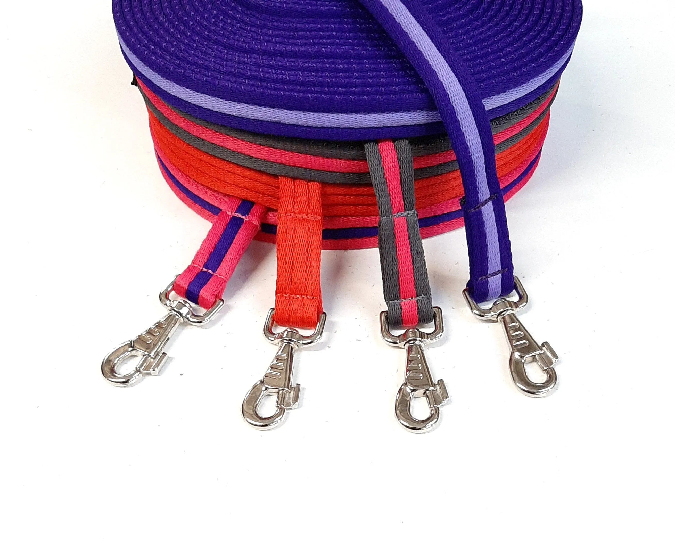 Horse Lunge Line Large Dog Training Lead Leash 5ft - 30ft Soft Cushioned Padded 25mm Air Webbing