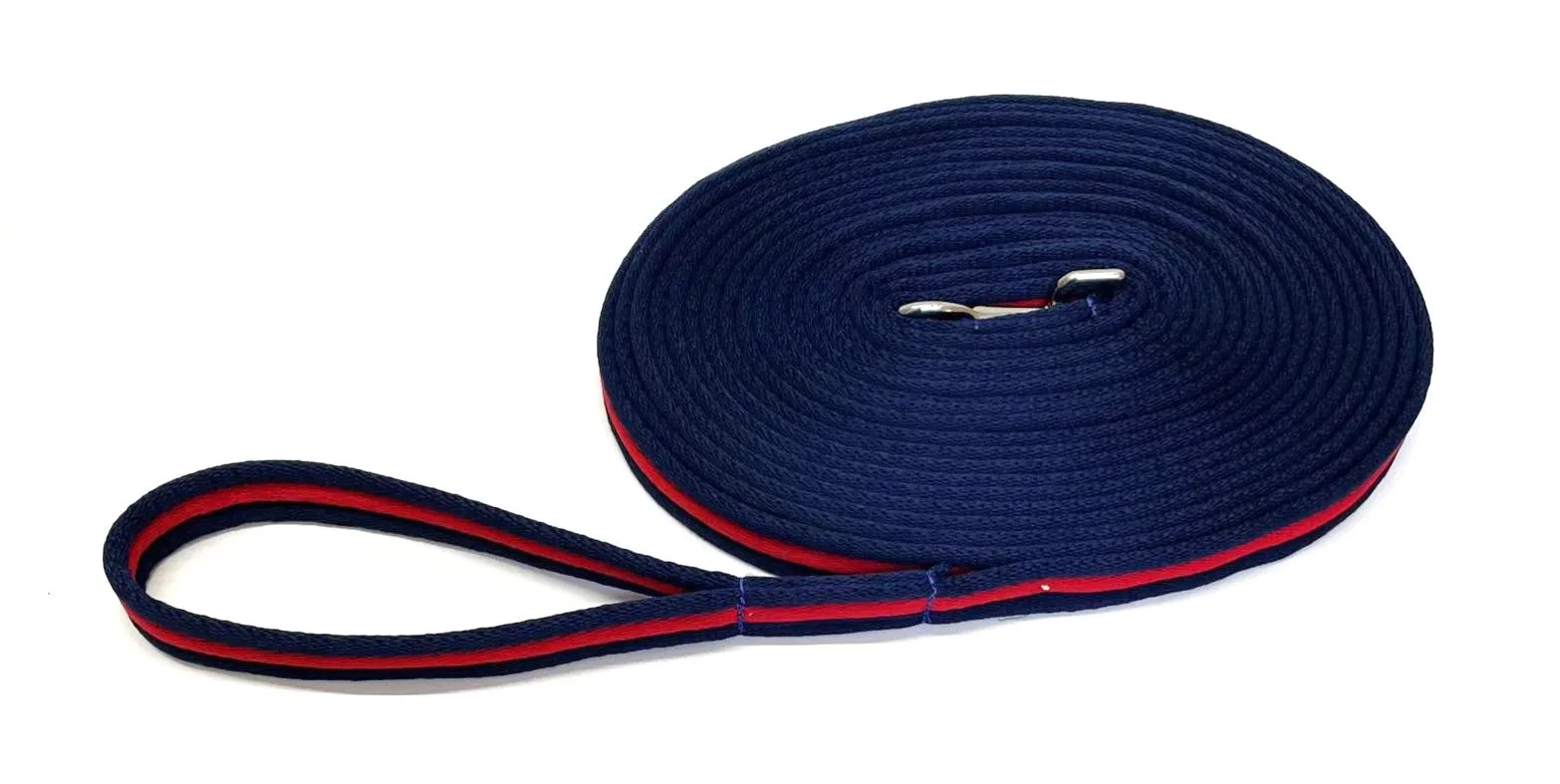 Horse Lunge Line Large Dog Training Lead Leash 5ft - 30ft Soft Cushioned Padded 25mm Air Webbing