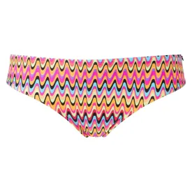 India Coral Zig Zag Low Rise Bikini Brief Pant - Lepel Swim