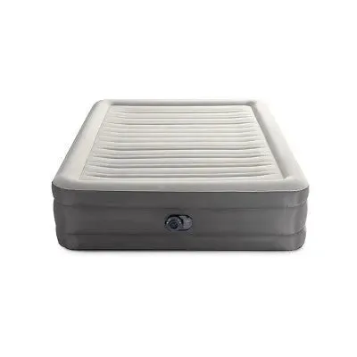 Intex Raised TruAire 18" Queen Air Mattress with Internal 120V Pump