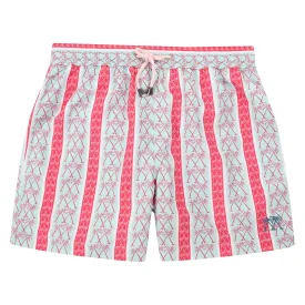 Kids' Swim Shorts PALM STRIPE