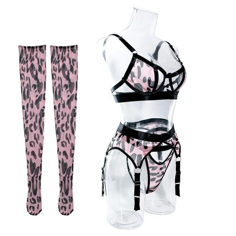 Level-Up Leopard Lingerie Set