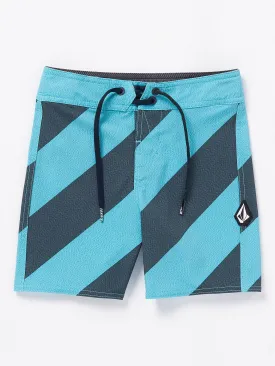 Little Boys Quarta Static Mod-Tech Trunks - Tidal Blue