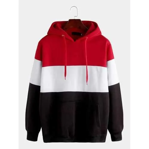 Mens Brief Hit Color Hoodies