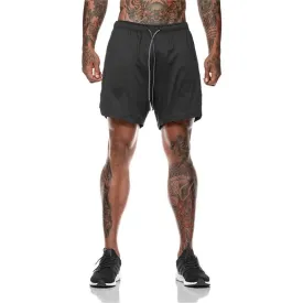 Men's Fitness Shorts: Breathable Mesh Quick Dry Sport Shorts