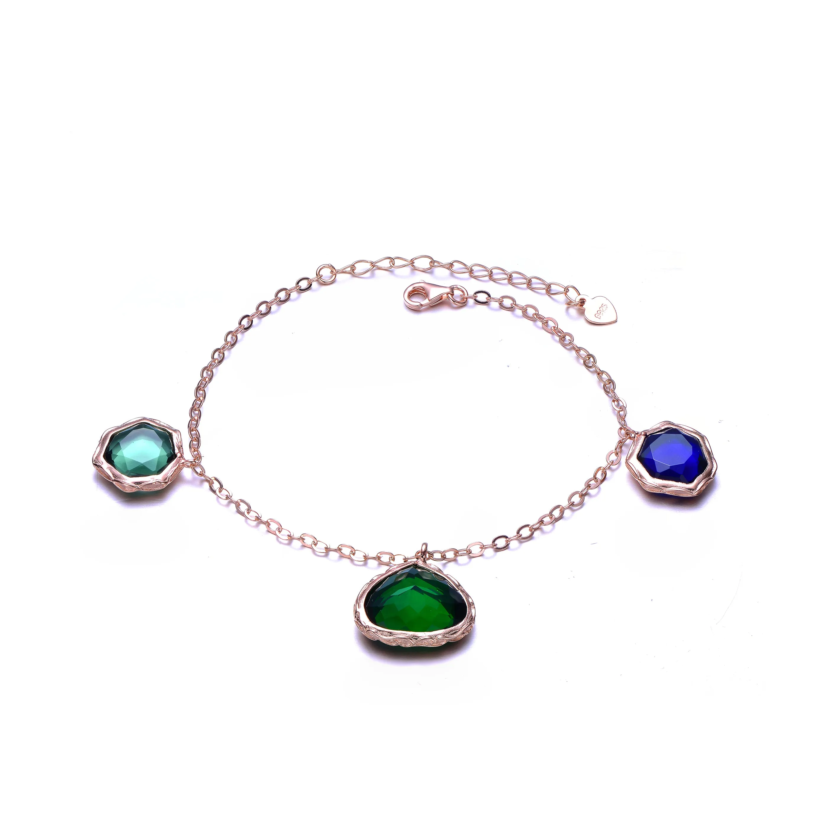 Multi-Colored Cubic Zirconia Bracelet