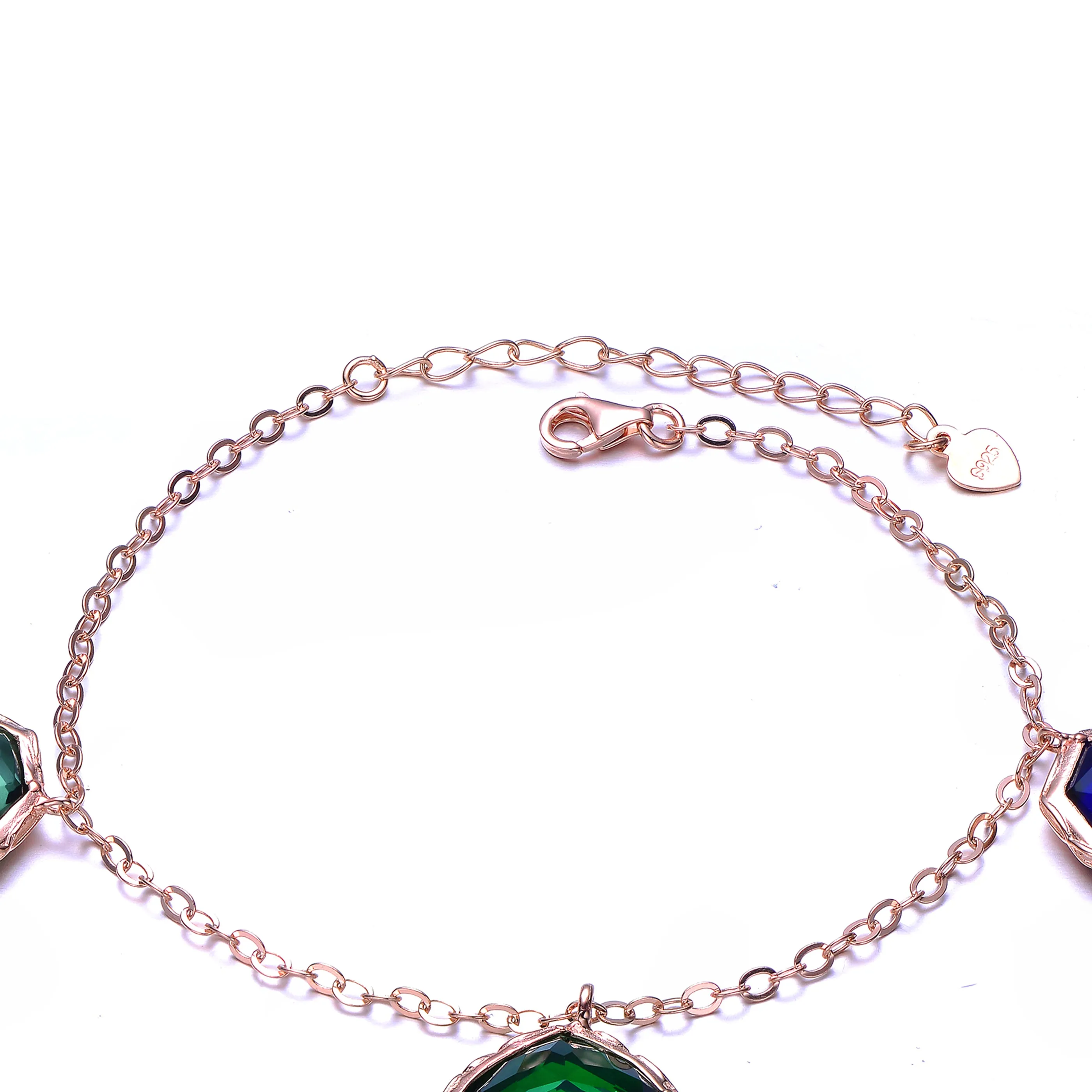 Multi-Colored Cubic Zirconia Bracelet