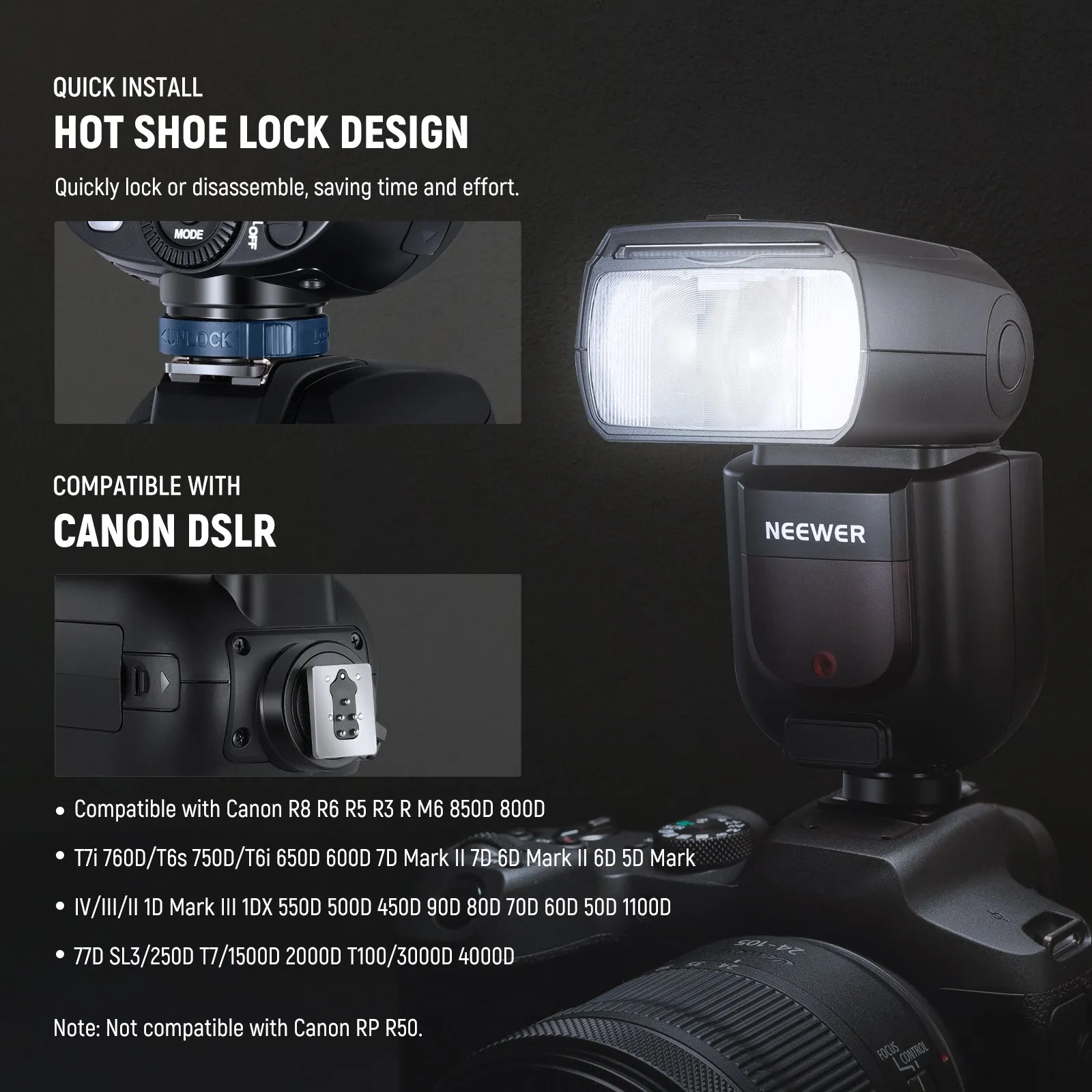 NEEWER Z760 TTL Flash Speedlite Diffuser Kit