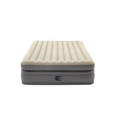 New - Intex 20" Raised QUEEN Air Mattress Airbed with Built-in Pump Double High