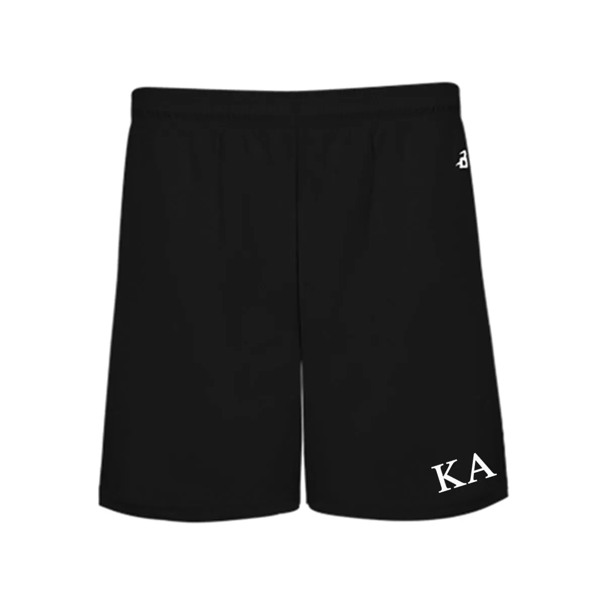 New! Kappa Alpha 5" Black Shorts