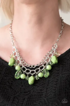 Open Door Jewelry - Brazilian Bay - Green Necklace - Paparazzi Accessories