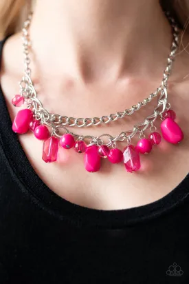 Open Door Jewelry - Brazilian Bay - Pink Necklace - Paparazzi Accessories