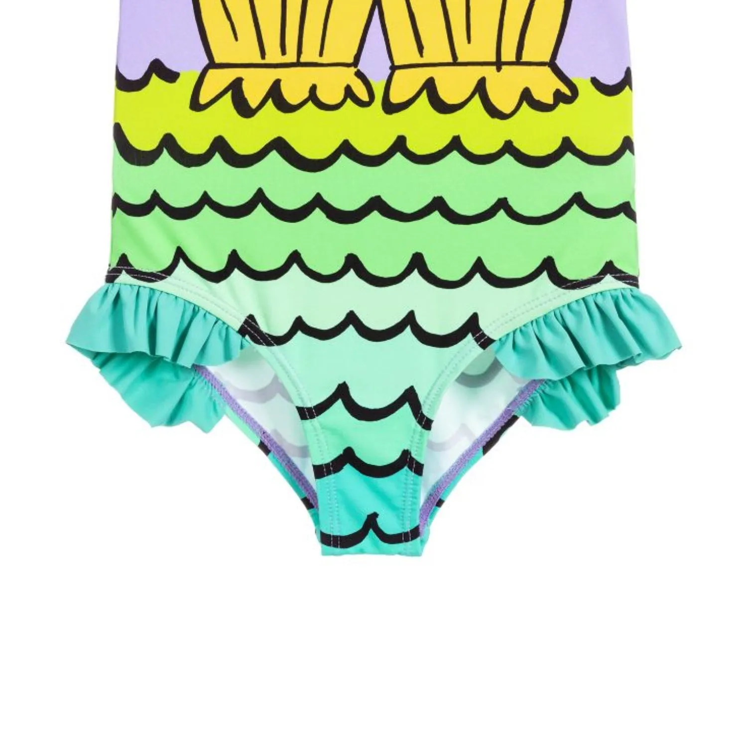 Print Logo Swimwear