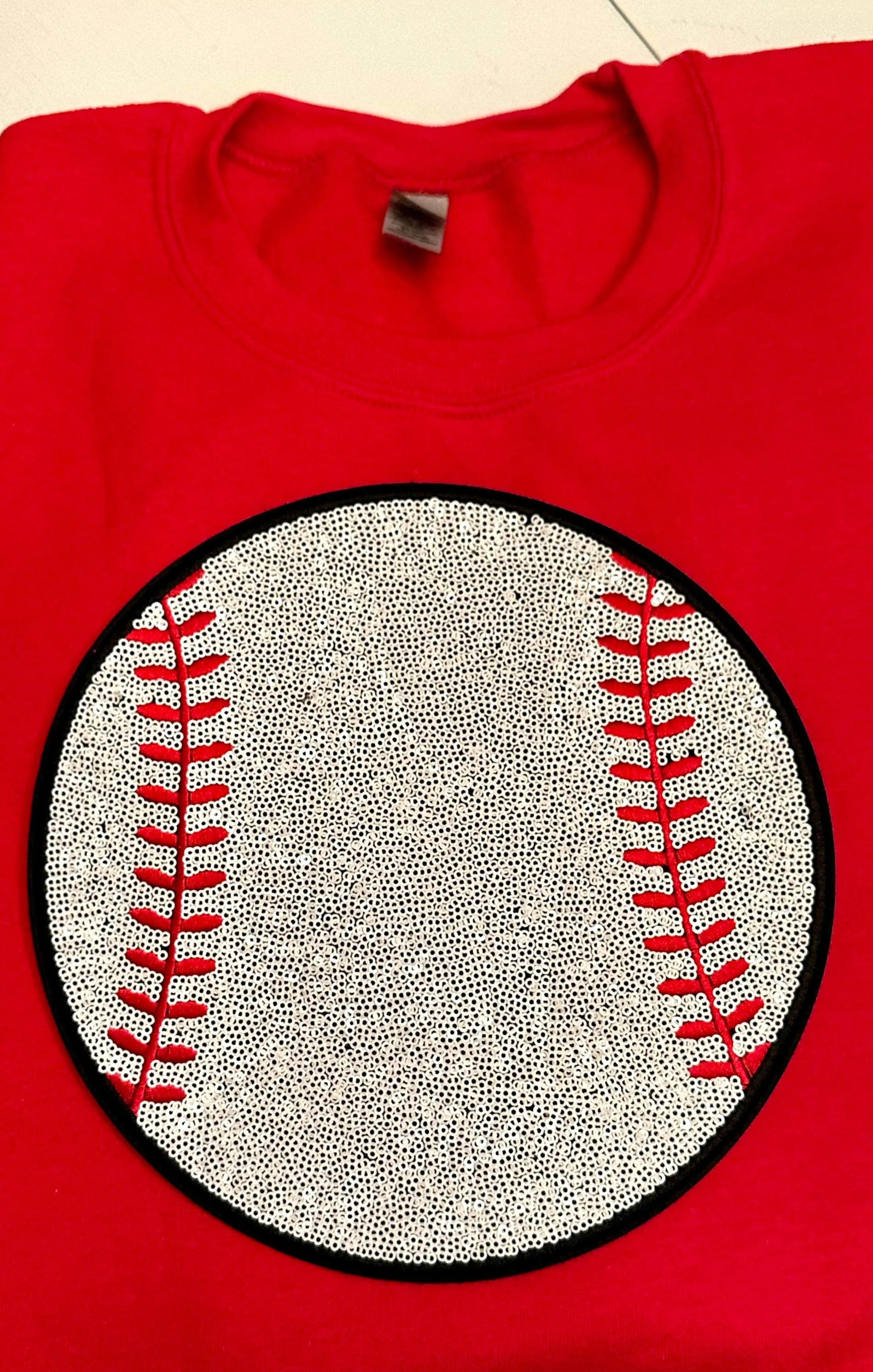 Sequin Baseball Sweatshirt & Hoodies (Various Options)