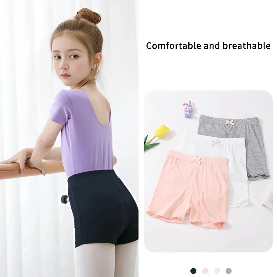 Summer Clothes Girls Modal Briefs Lightweight Anti-See-Through Panties Children Safety Shorts School Kids Comfortable Underwear