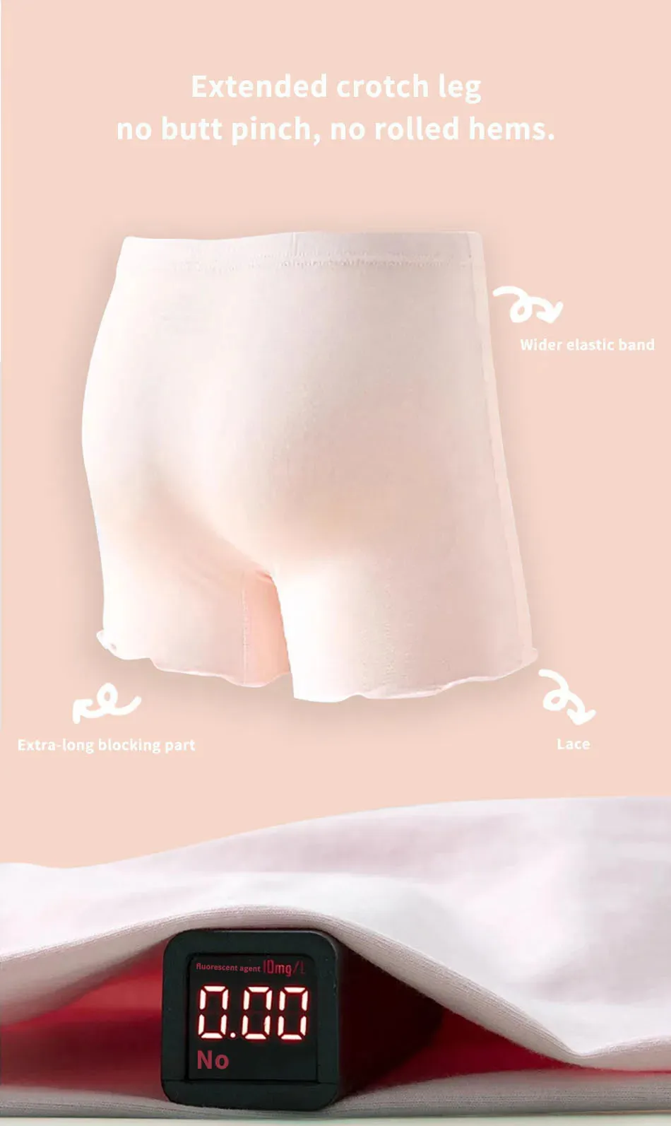 Summer Clothes Girls Modal Briefs Lightweight Anti-See-Through Panties Children Safety Shorts School Kids Comfortable Underwear