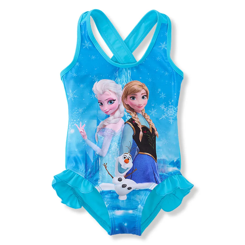 Swimsuit  Frozen    children's one-piece  girls Swimwear