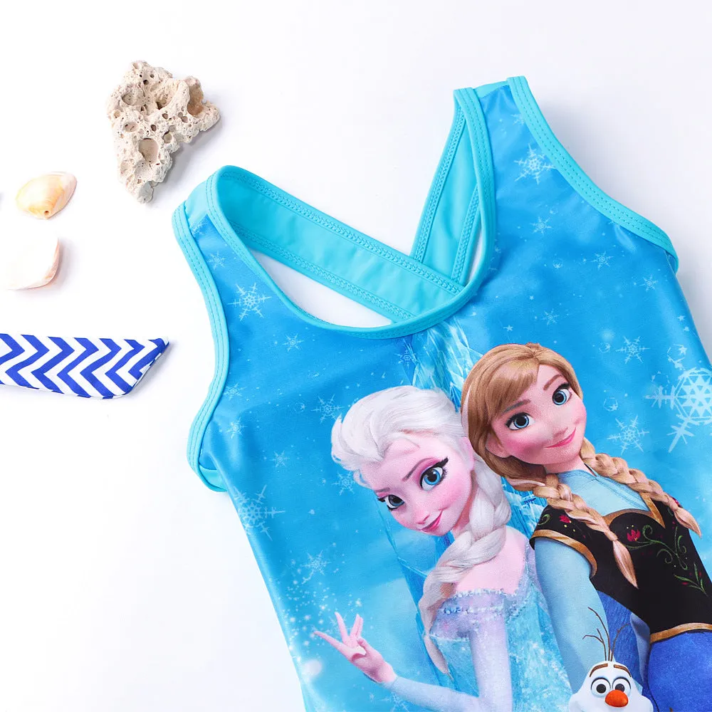 Swimsuit  Frozen    children's one-piece  girls Swimwear