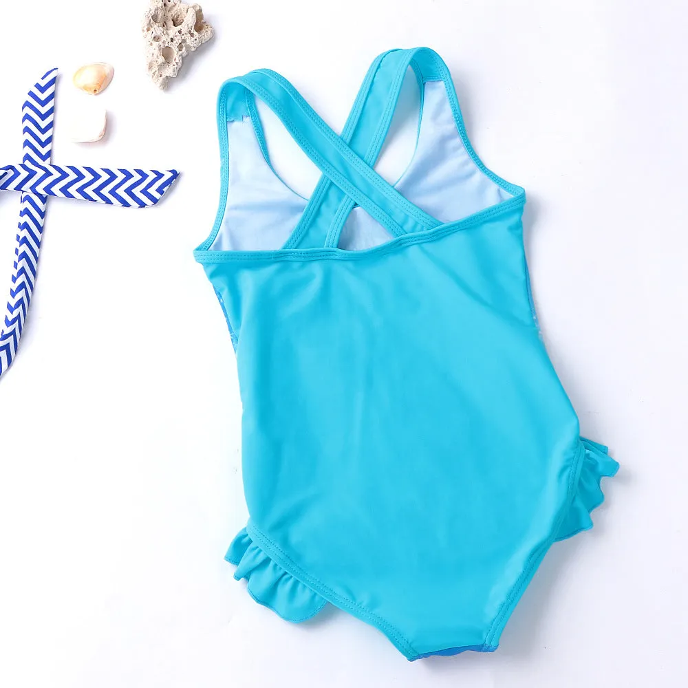 Swimsuit  Frozen    children's one-piece  girls Swimwear