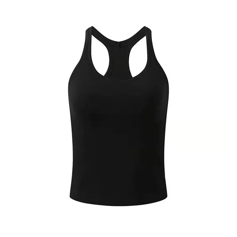 Women's Fashion I-shaped Yoga Clothes Thread Breathable Vest