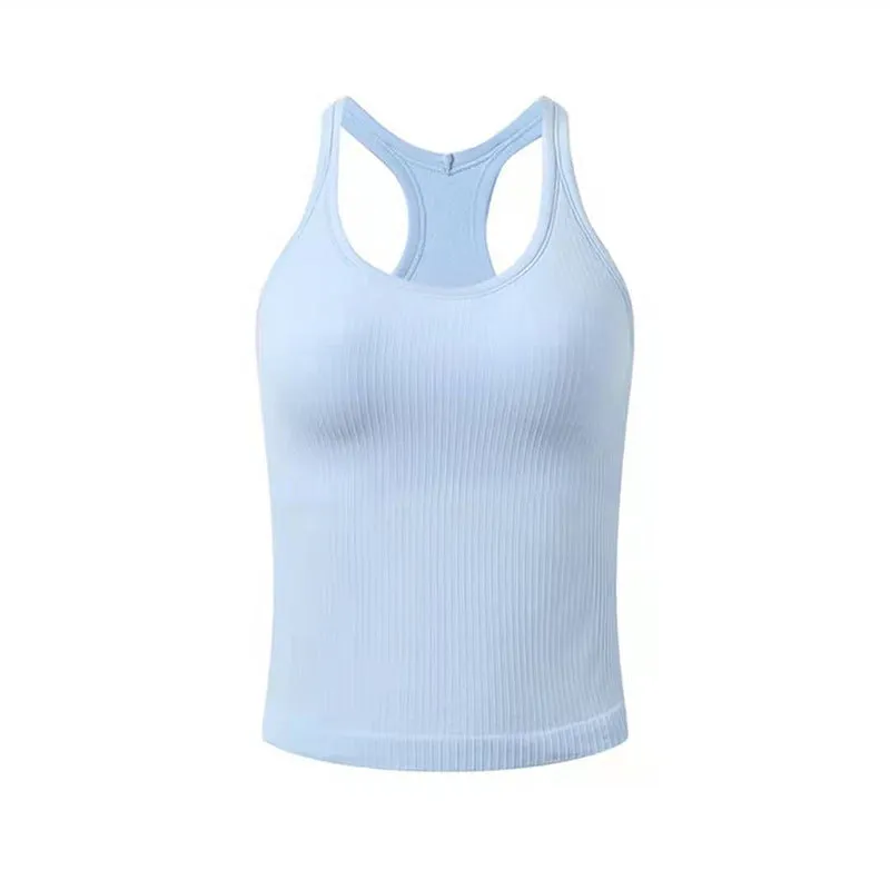 Women's Fashion I-shaped Yoga Clothes Thread Breathable Vest